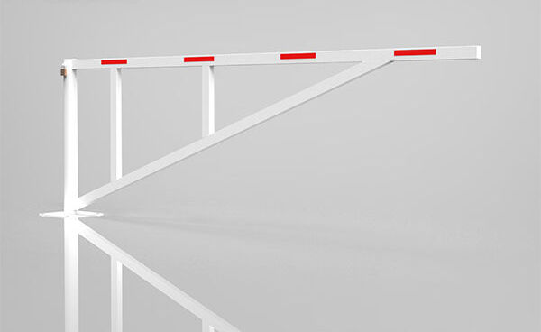 Антивандальный ручной механический шлагбаум поворотный 5 метров Mantella M60