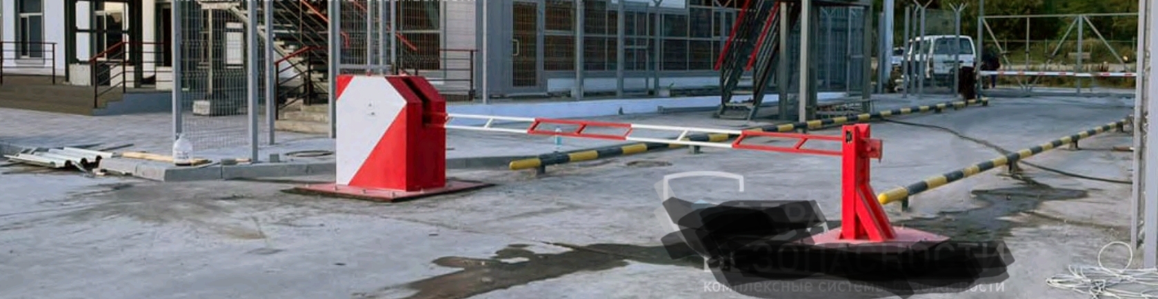 Шлагбаум антивандальный противотаранный Барьер автоматический Mantella вертикальный 