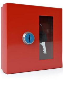 Пожарная ключница щит К-01 (1 ключ)