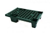 Паллет пластиковый поддон 600х400х130 перфорированый на ножках (ЗЕЛЕНЫЙ)