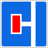 Дорожный знак 6.8.3 "Тупик"