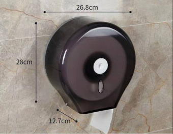 Диспенсер для рулонной туалетной бумаги Mantella LUXE 930 черный