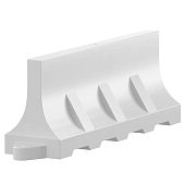 Дорожное ограждение передвижное водоналивной Полностью барьер блок 2 метра белый